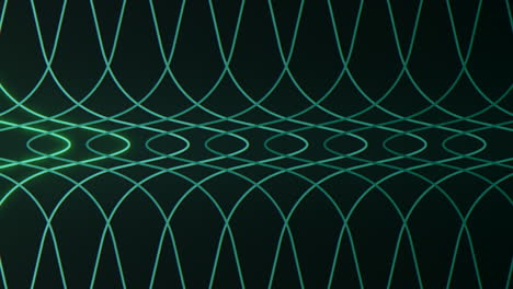 las líneas azules en zigzag añaden un toque futurista al audaz patrón de rayas blancas y negras