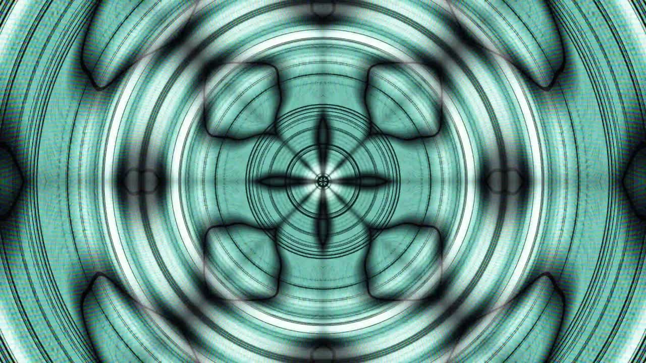 patrón caleidoscópico psicodélico