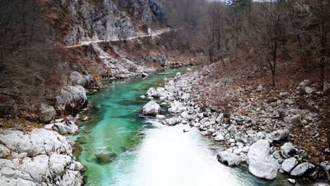 cascada de kozjak en eslovenia, europa