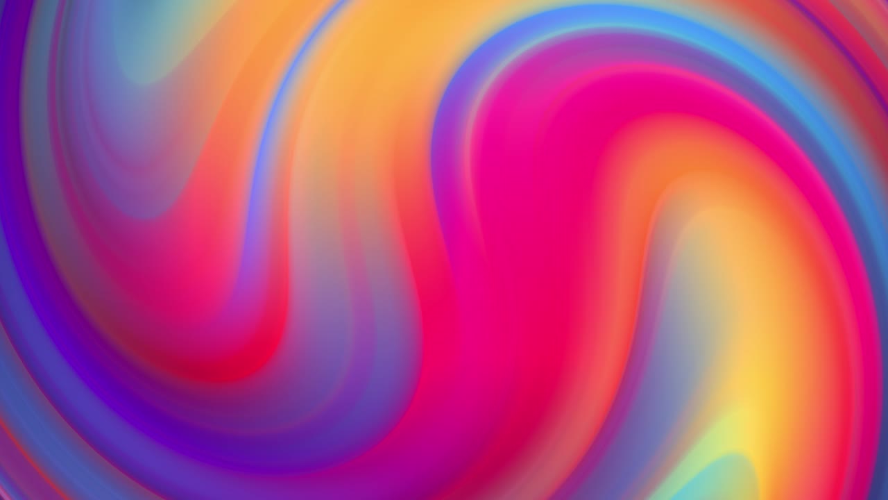 el gradiente de los colores del arco iris se desplaza cíclicamente en bucle. es un hermoso fondo abstracto de 4k con animación de bucle sin fisuras para presentaciones de vacaciones o cosas de moda en estilo de diseño en movimiento.