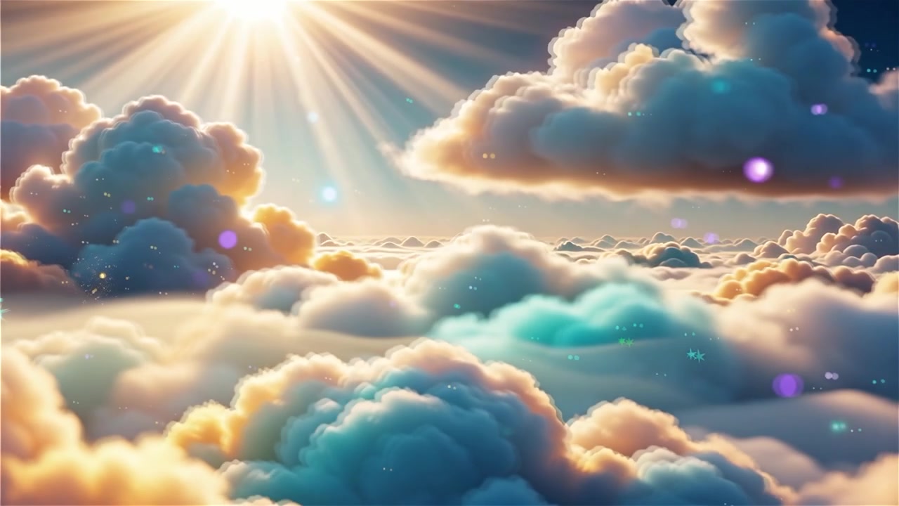 Sfondo di Adorazione Cristiana con Luce Celeste