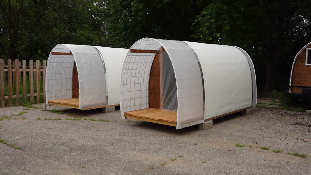 노숙자들을 위한 작은 주택