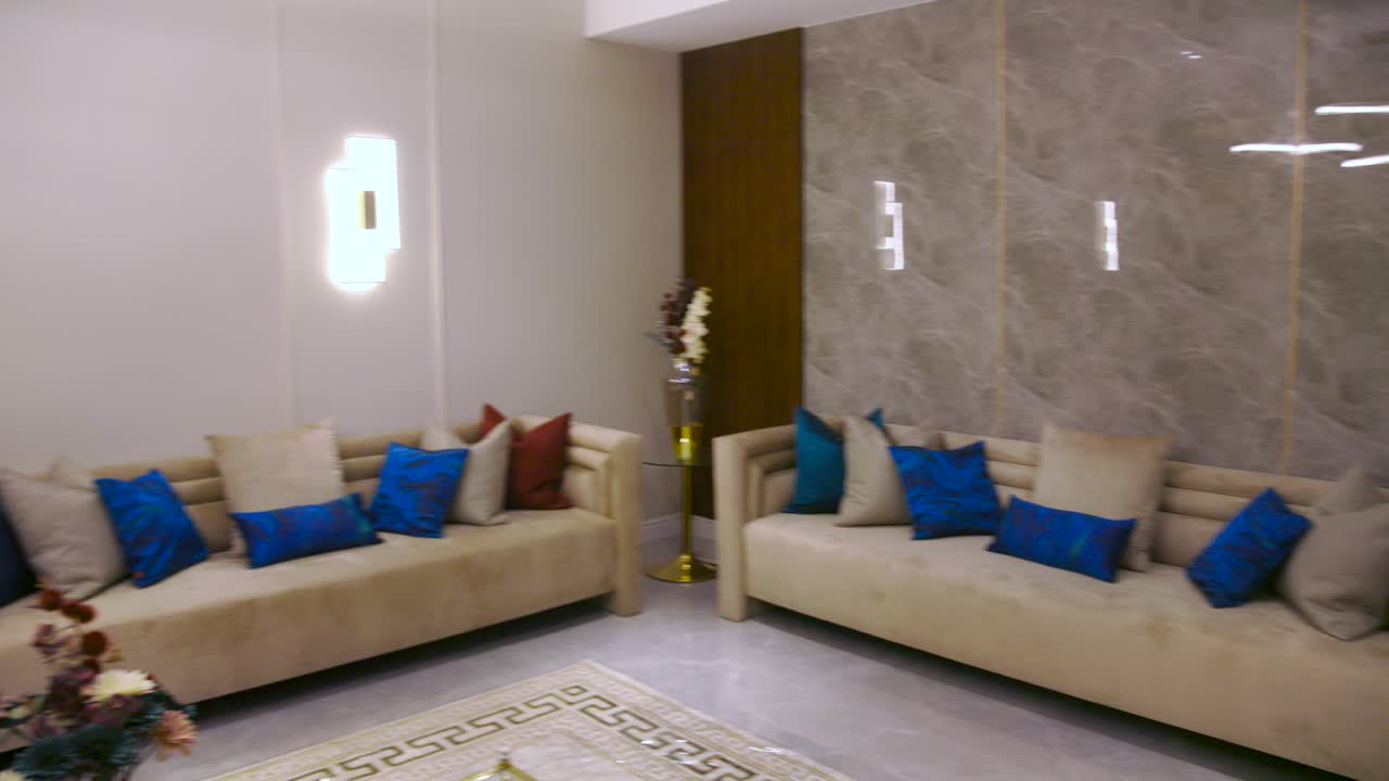 Large Size Modern Living Room, Jeddah, Saudi Arabia , Arc Shot