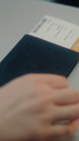 passport and boarding pass