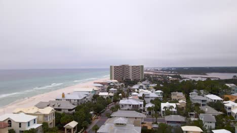 Flying-over-a-residential-area-in-30a,-Florida-2