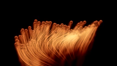 abstract smoky particles.