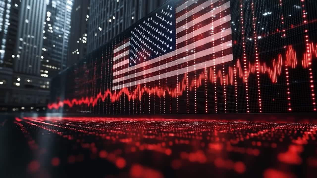 Amerikansk økonomi i tilbagegang - Natudsigt over NYC