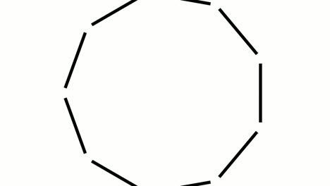 gráficos en movimiento de caleidoscopio