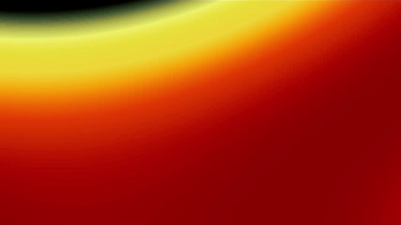 Abstract Motion Background with Pulsing Yellow and Red Light Waves