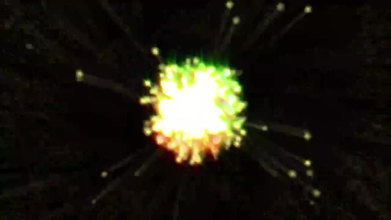 Dynamic Christmas Frost Particles Spiral Motion