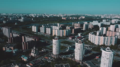 aerial view of a city