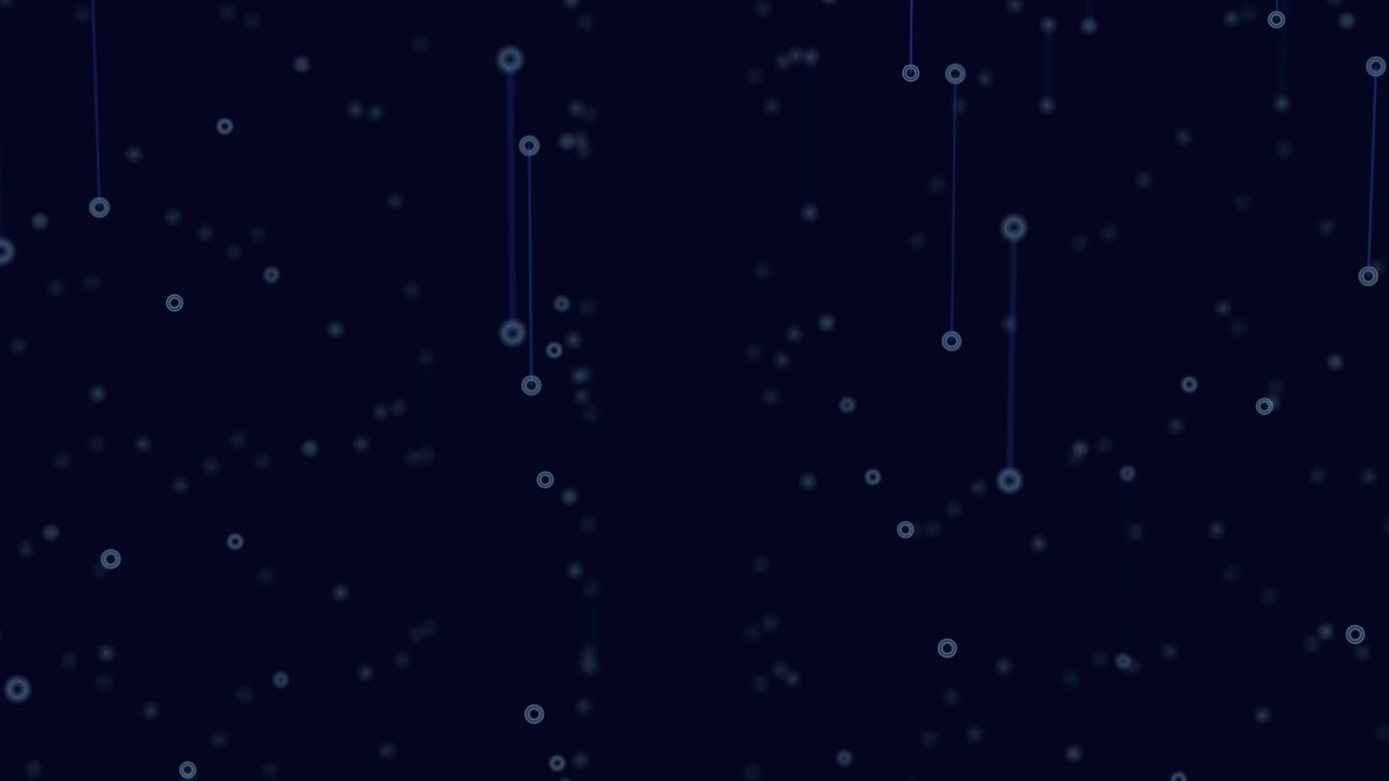 fondo azul abstracto geométrico de 4k con línea y puntos