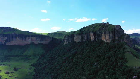 remote mountains during the day