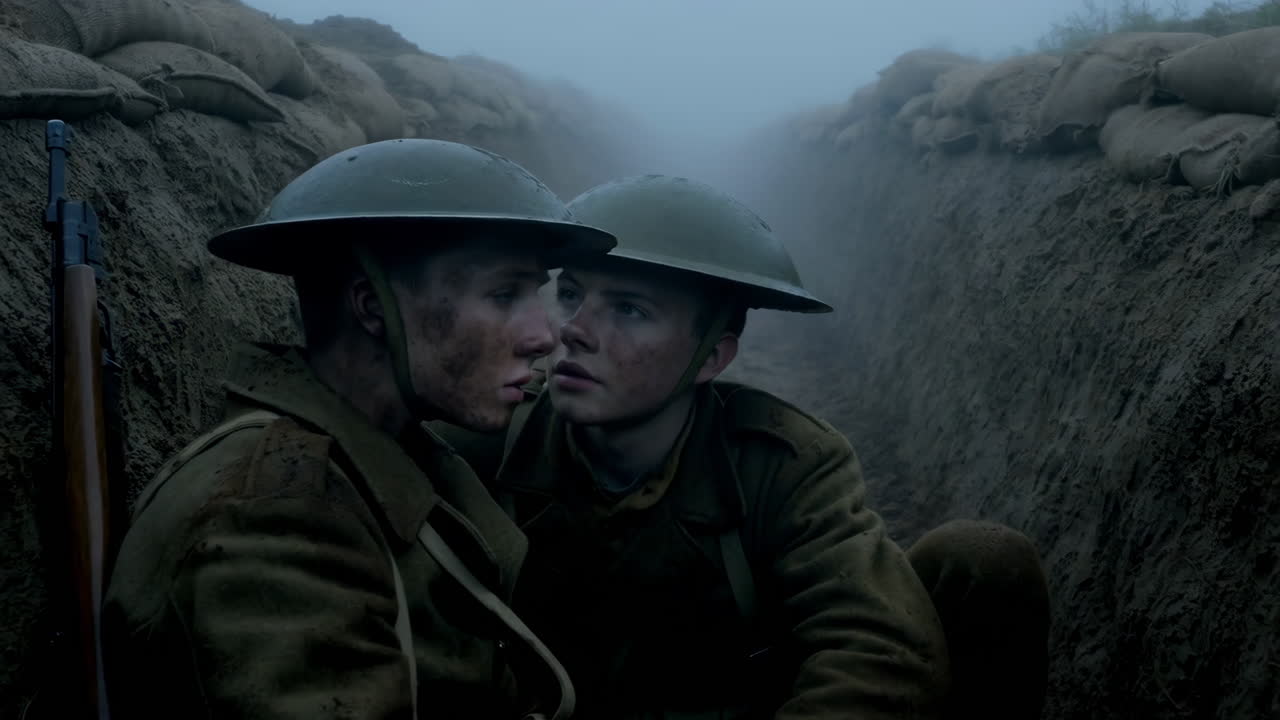 제 1 차 세계 대전의 전사자 들 은 굴곡 에 혔습니다.