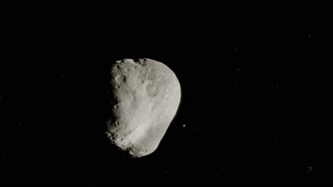 asteroide asta, uno de los muchos en el espacio exterior