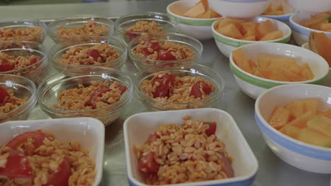 gastronomie in einer schule in frankreich