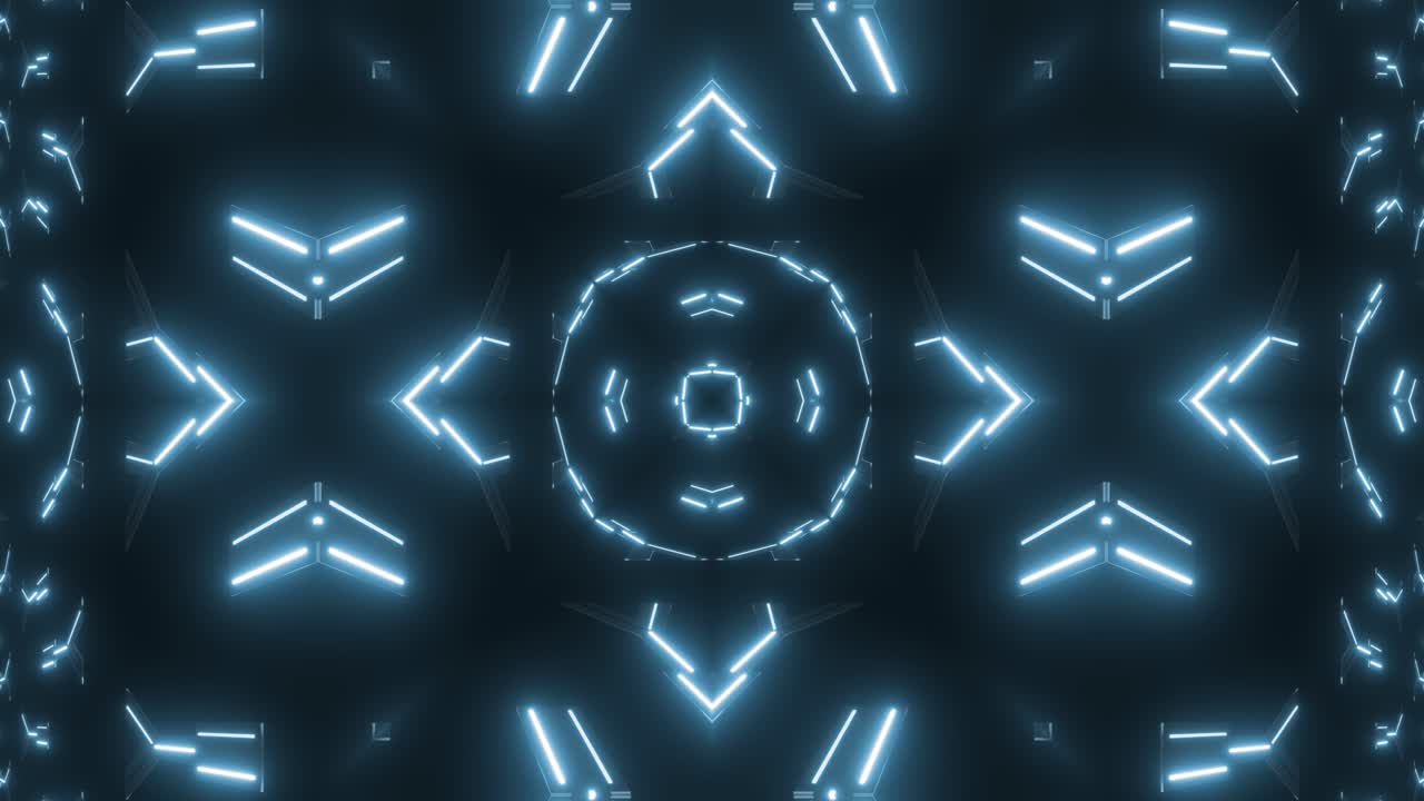 Modello di luce al neon astratto