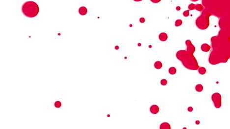 Animation-motion-abstract-red-liquid-spots