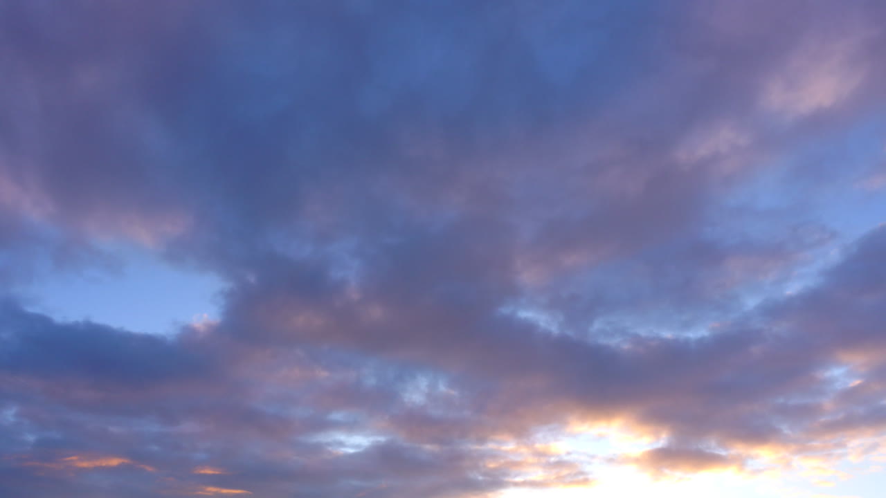 Clouds in the sky. Time Lapse
