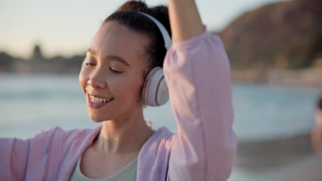 dance, headphones and woman with music