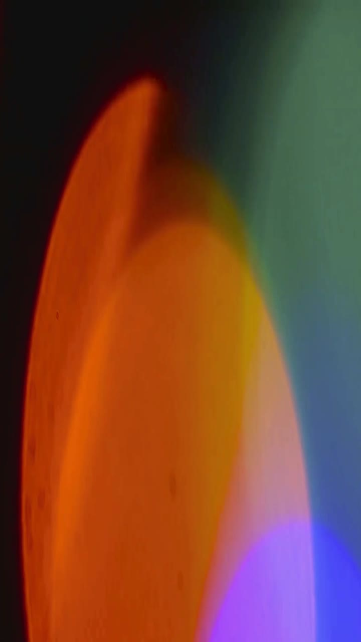Abstract Light Leaks and Colorful Bokeh Effects