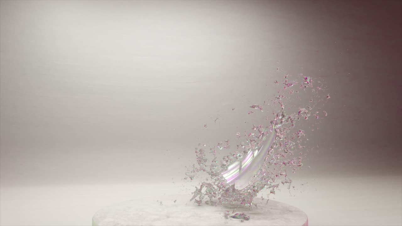 agua salpicando de una burbuja iridescente