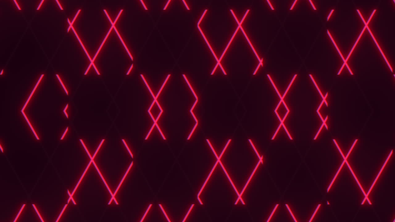 cuadrícula de líneas rojas sobre fondo negro