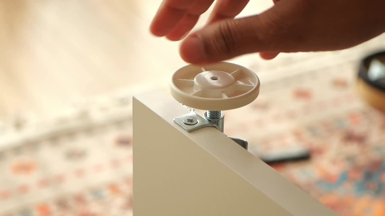 Close-up of a Furniture Wheel