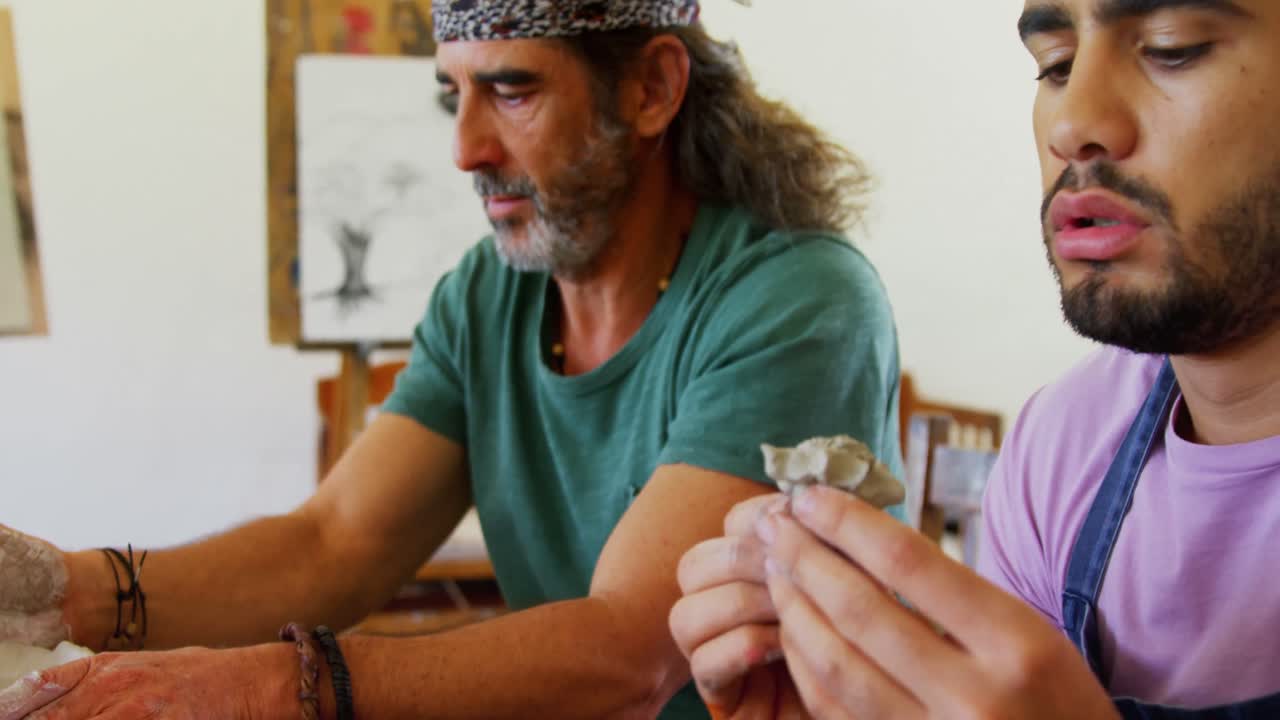 Potters molding clay 4k