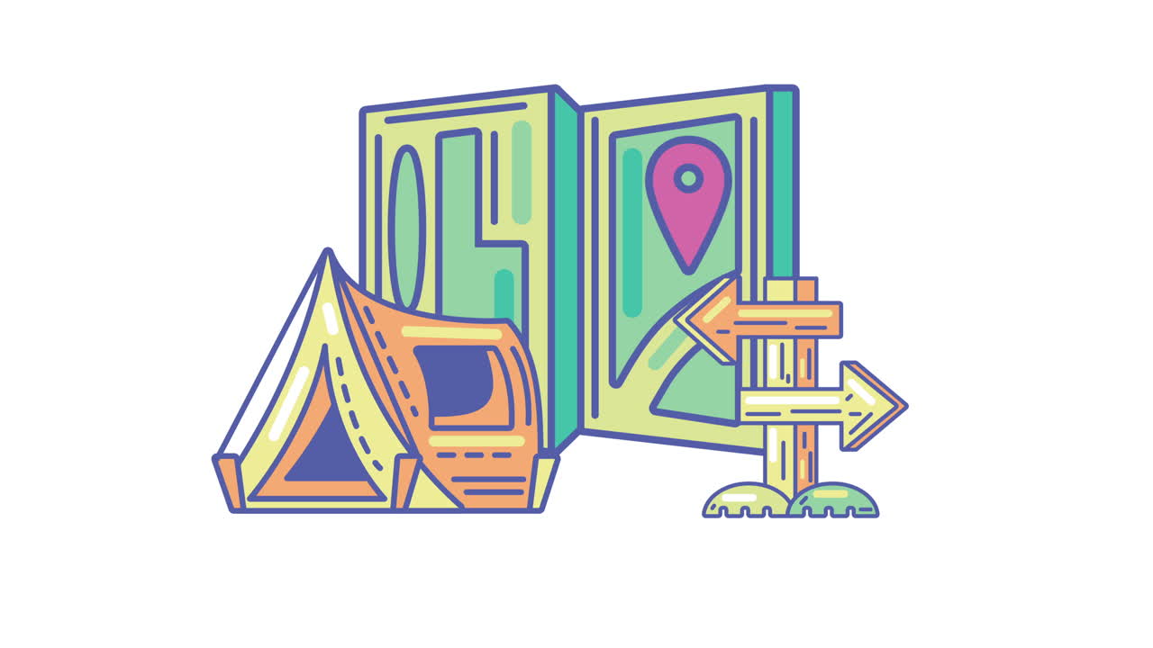 planificación de un viaje de campamento