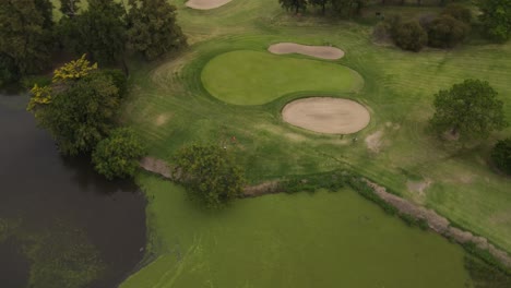 golfer hit shot in buenos aires golf club