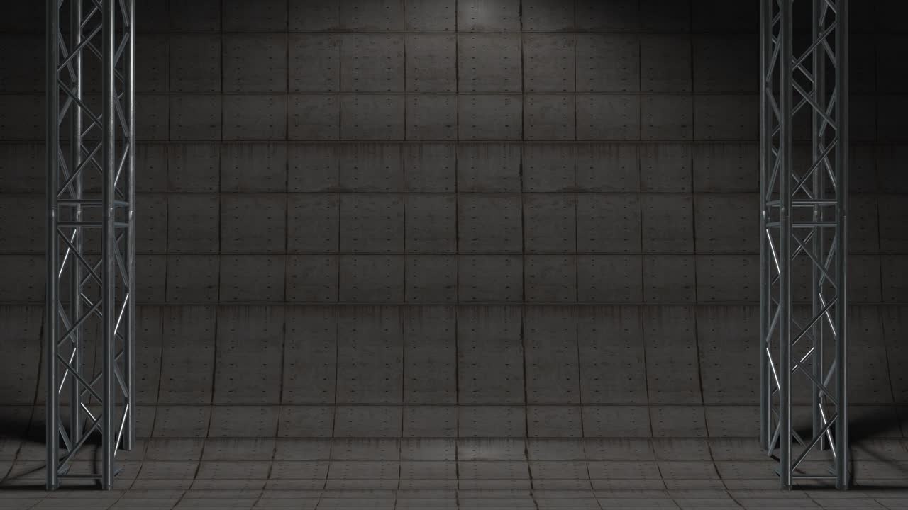 Virtual set studio backdrop digital interior 3d render