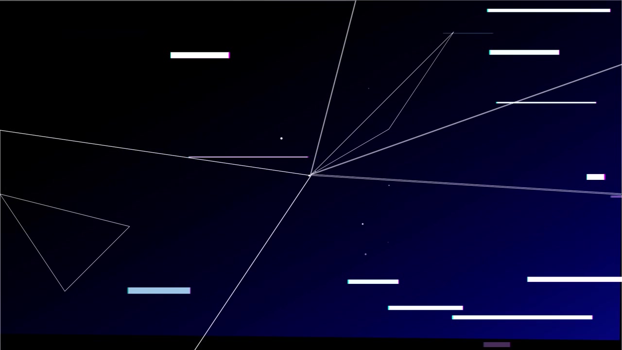 Abstract Digital Background with Moving Geometric Lines and Bars
