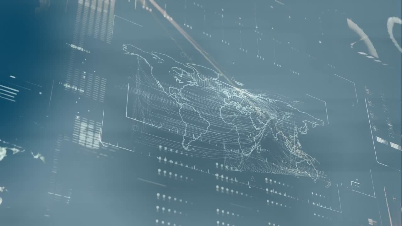 세계 지도 애니메이션, 데이터 처리 및 통계