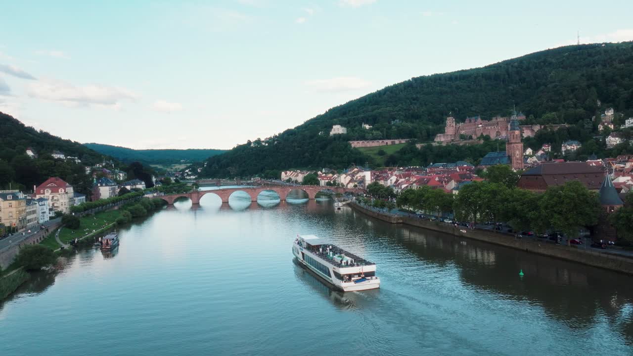 Castello di Heidelberg e crociera sul fiume Neckar