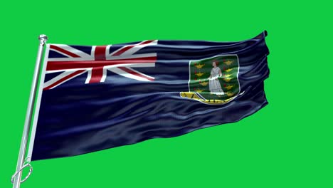 4k highly detailed flag of british virgin islands - british virgin islands flag high detail - national flag british virgin islands wave pattern loopable elements