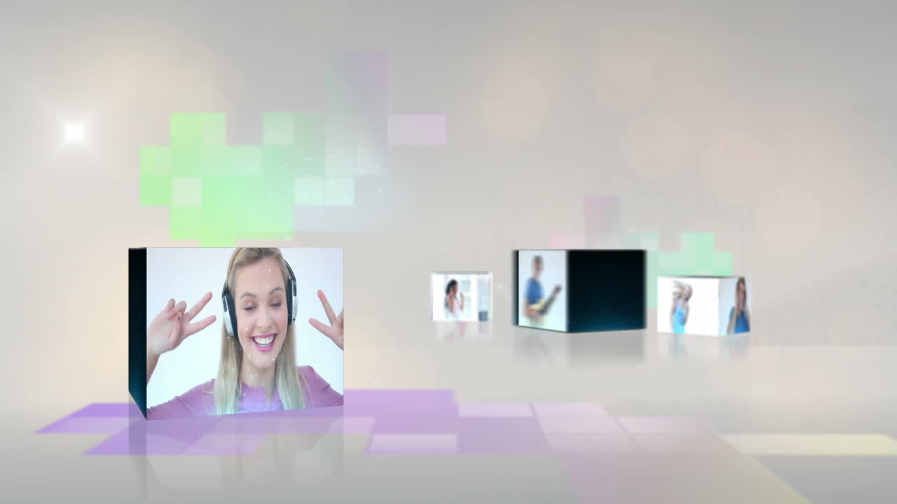 video de adolescentes tocando música y bailando