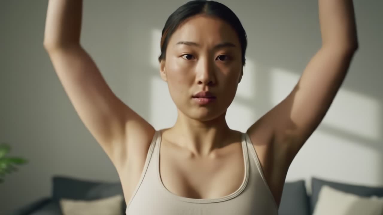 A Meditative Introspection: Capturing the Journey of Inner Peace and Self-Reflection in Two Contrasting Frames of Serenity and Awareness