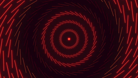 Red circular pattern eye-catching design element for websites and graphics