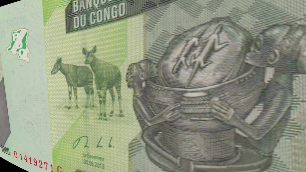 Bank of Congo 1000 Franc Banknote Images