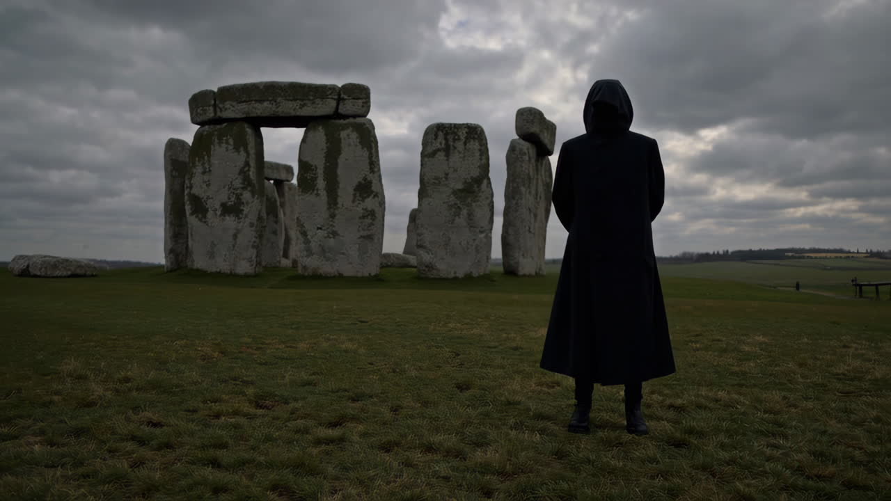 Mysterious Figure at Stonehenge