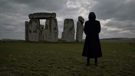 mysterious figure at stonehenge