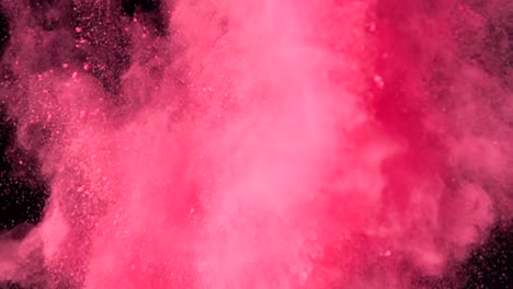 pink powder explosion