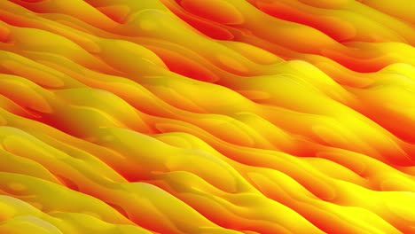 gradient yellow and red fluid wavy lava