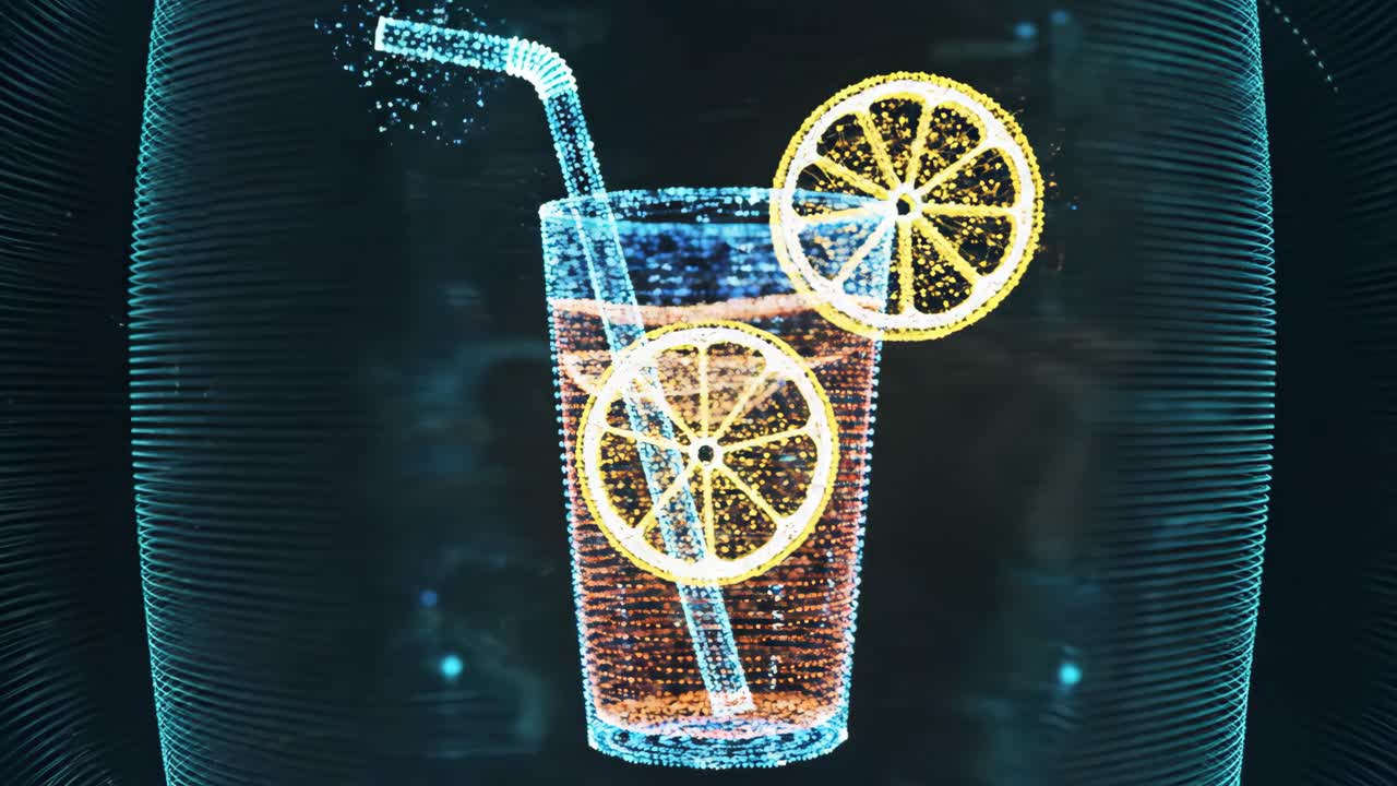 Cocktail Drink with Lemon