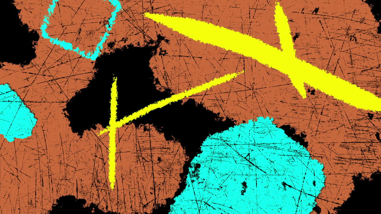 Transizione Dinamica Grunge Astratta con Texture Graffiata