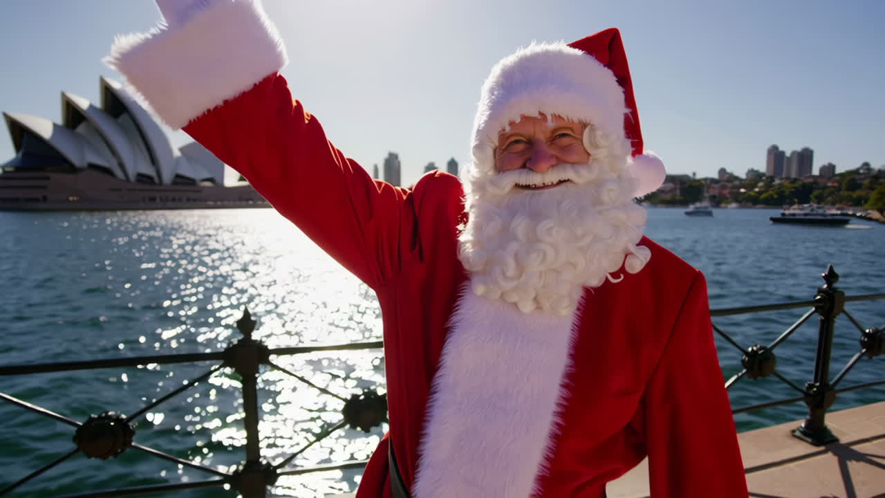 Santa Claus in Sydney, Australia