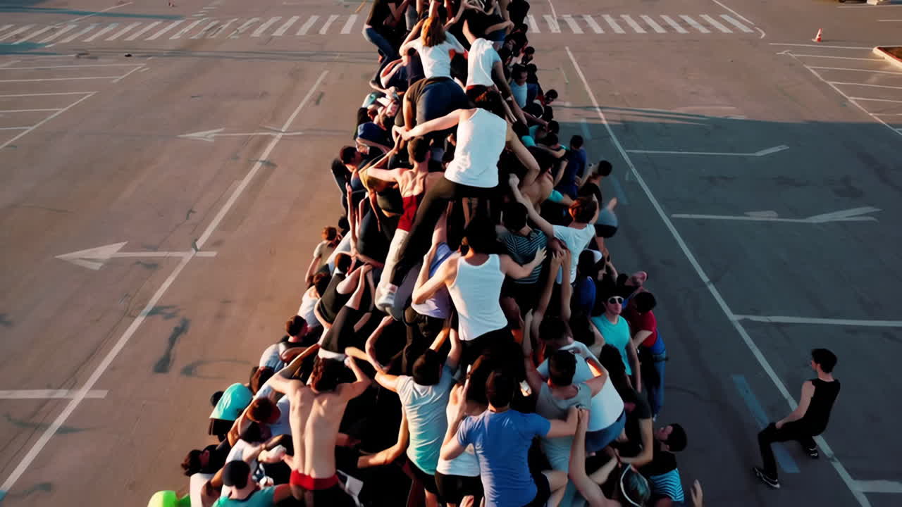 인간 피라미드 성능