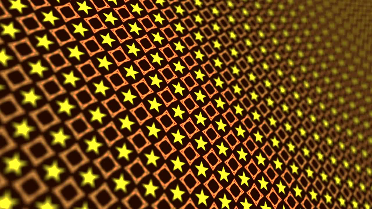 Abstract kaleidoscope stars background video