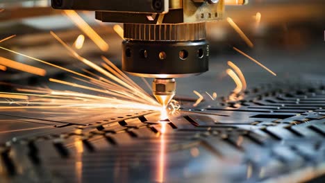 laser cutting of metal sheet